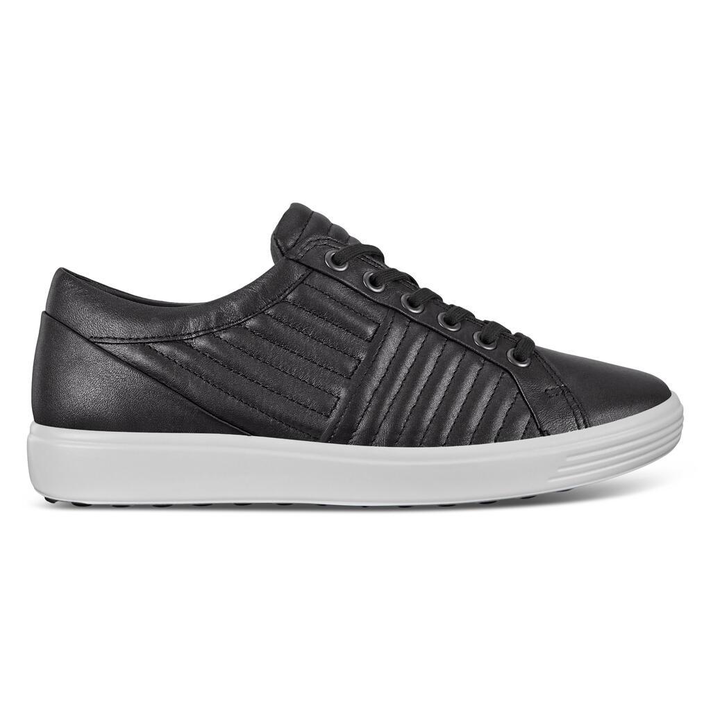 Baskets Ecco Soft 7 Femme Noir 3601-QLUXG